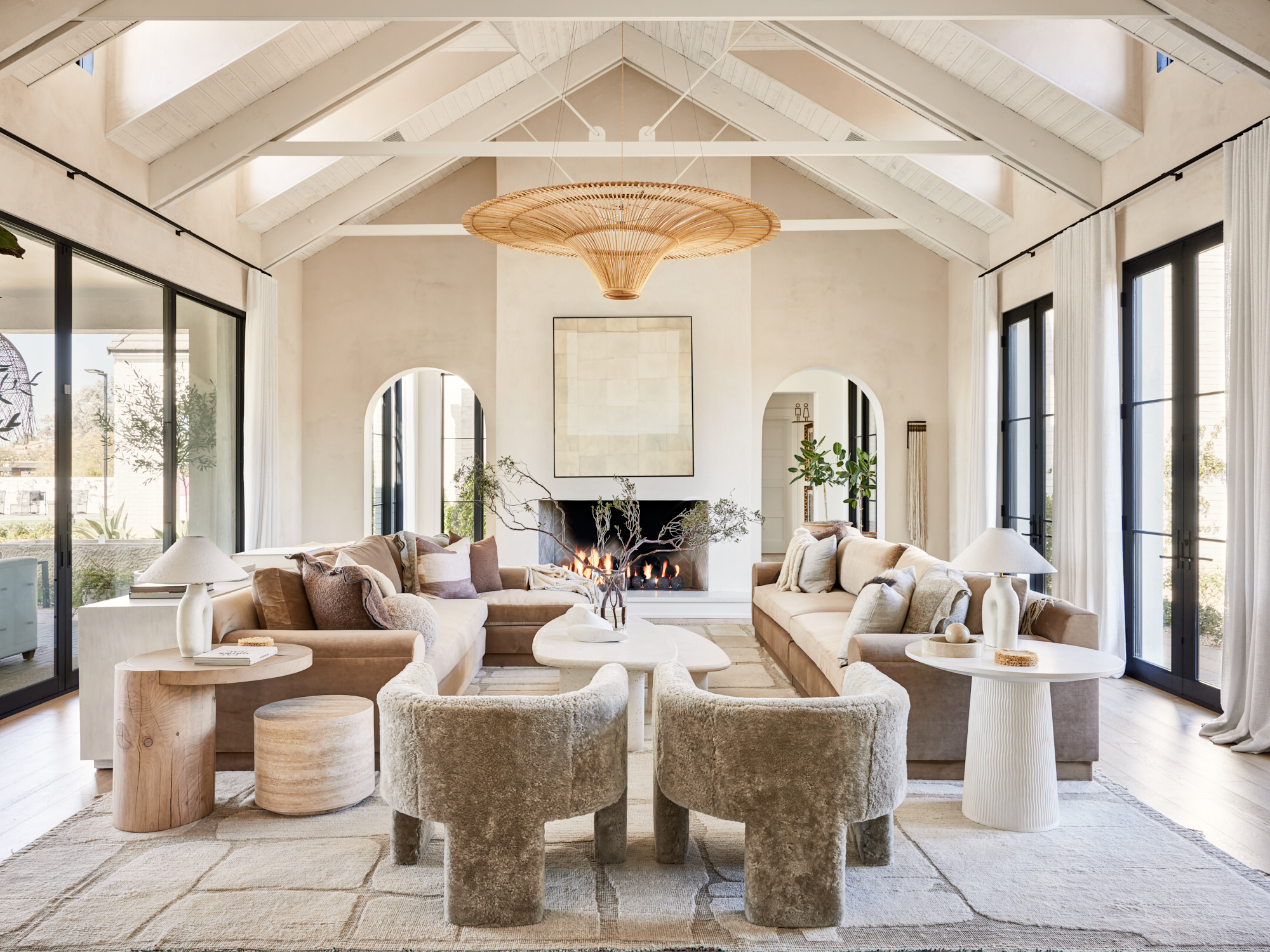 Beautiful Living Room Designed by Jaimee Rose Interiors and photographed by John Woodcock Photography